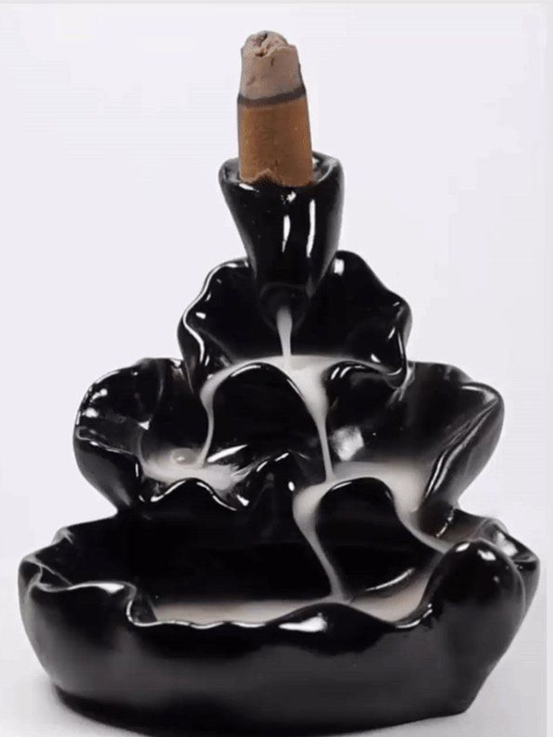 CRAFTAM Black Smoke Backflow Fountain With 1 Scented Cone-image-22