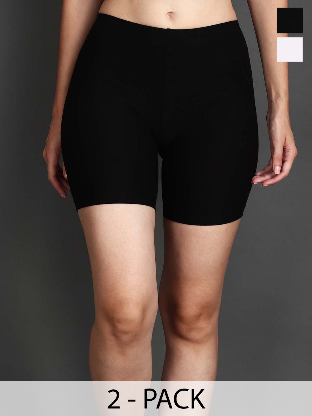 SHOPPY VILLA Women Pack Of 2 Sports Shorts-picture-32