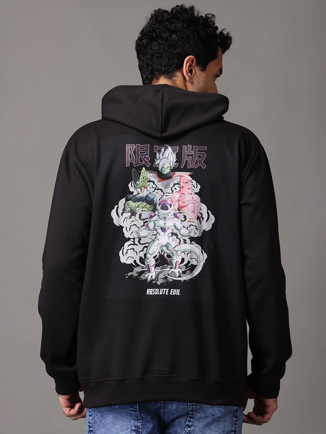zentik Men Dragon Ball Z Anime Printed Hooded Pullover Sweatshirt-picture-17