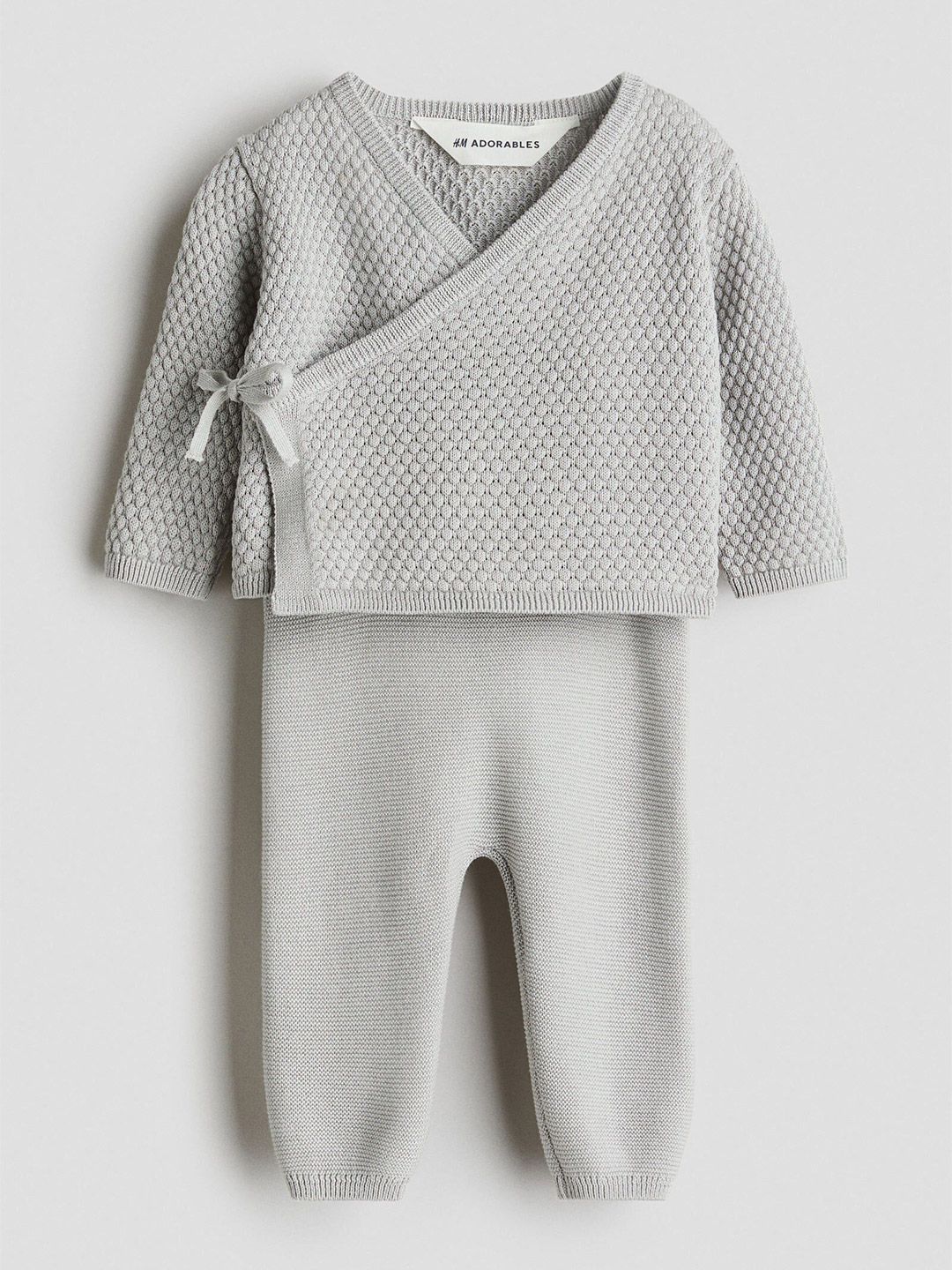 H&M 2-Piece Knitted Cardigan & Trousers Set-picture-29