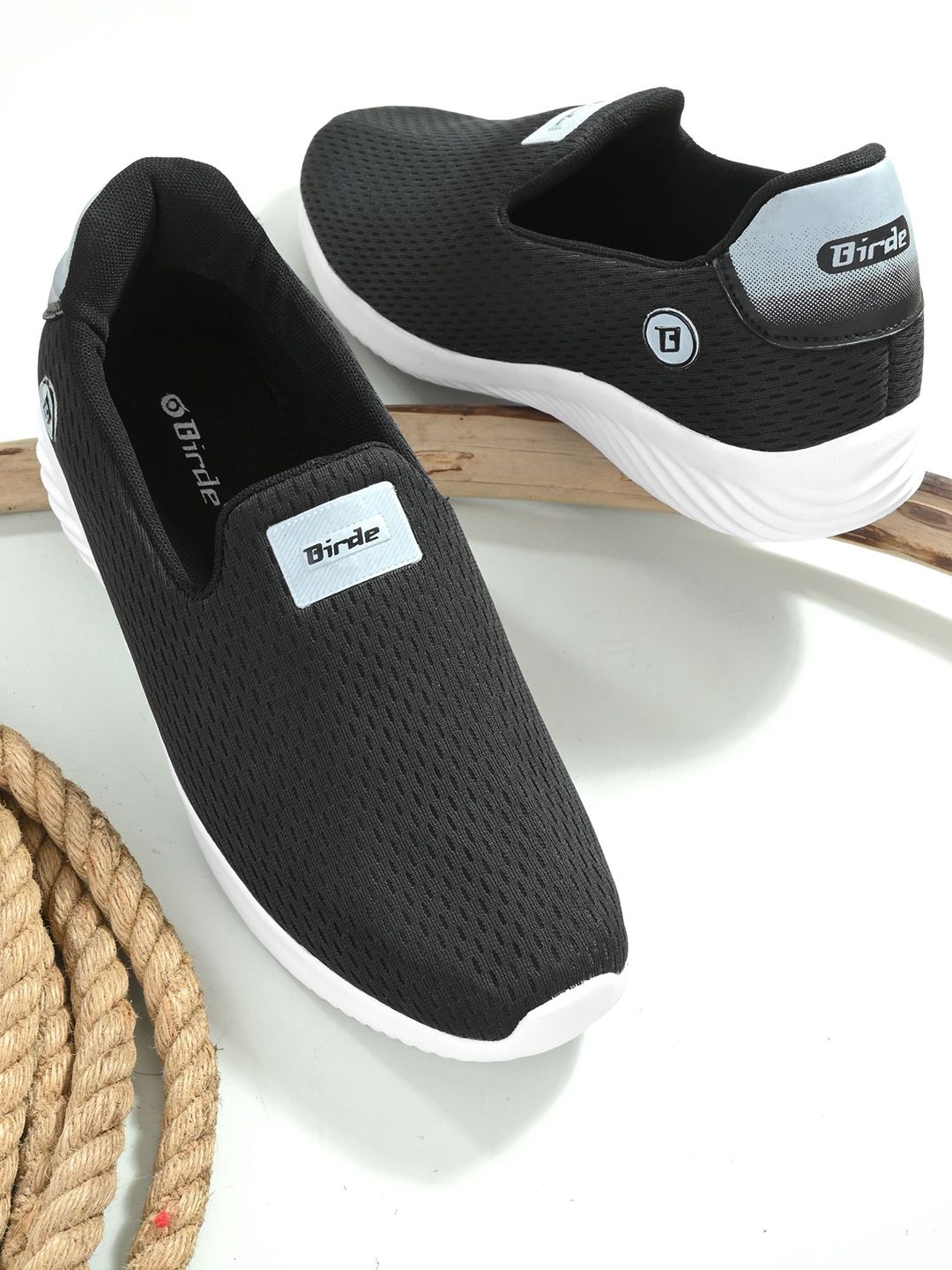BIRDE Men Mesh Walking Non-Marking Shoes-picture-38
