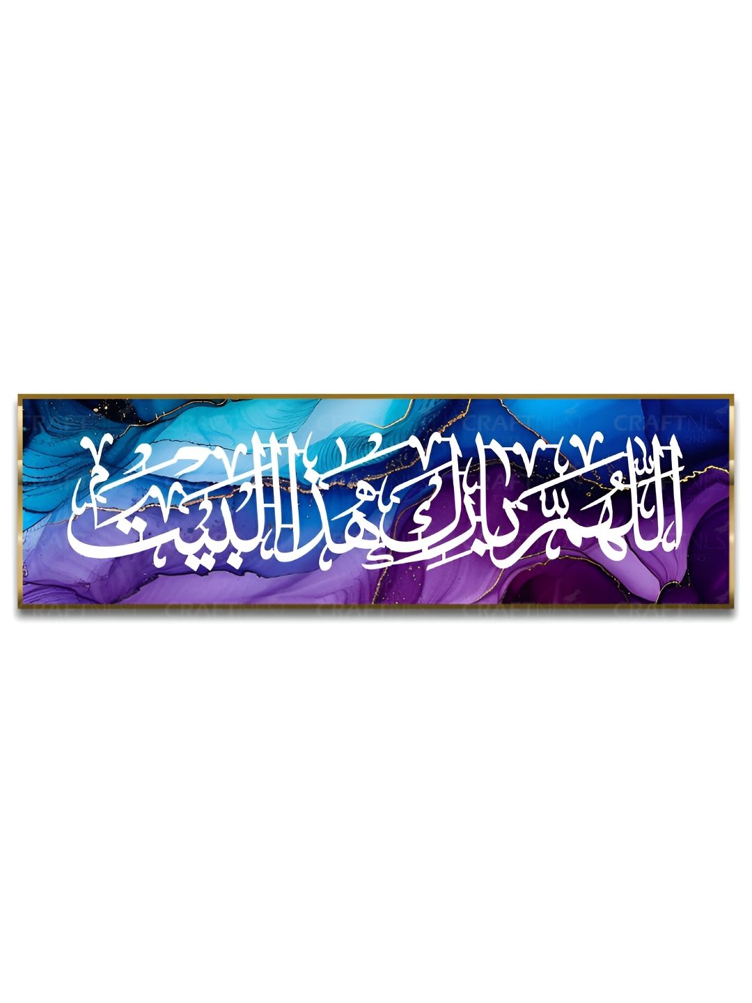 Craftnest creations Purple & White Canvas Religious Wall Paintings-picture-20