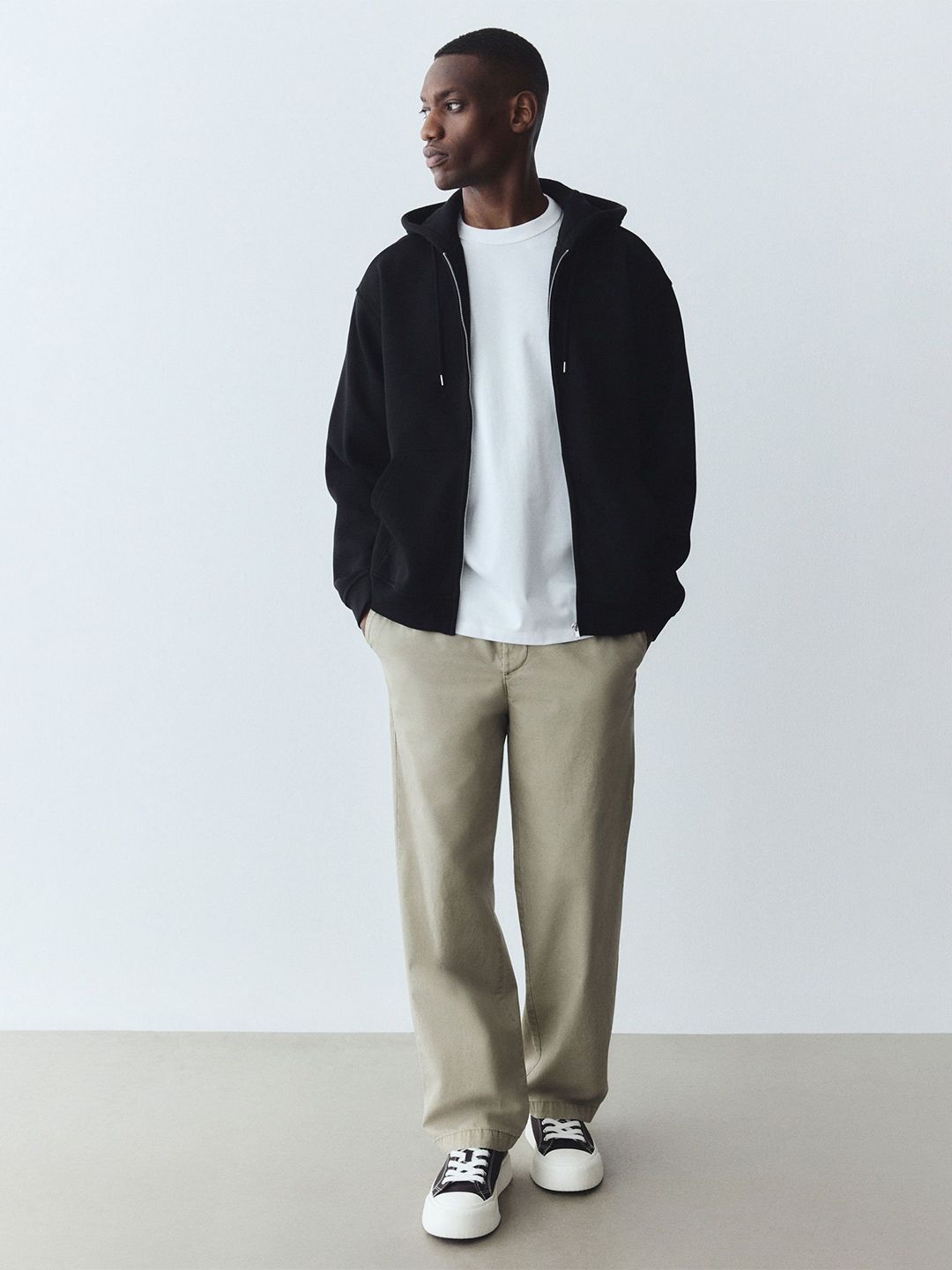 H&M Loose Fit Zip-Through Hoodie-picture-55