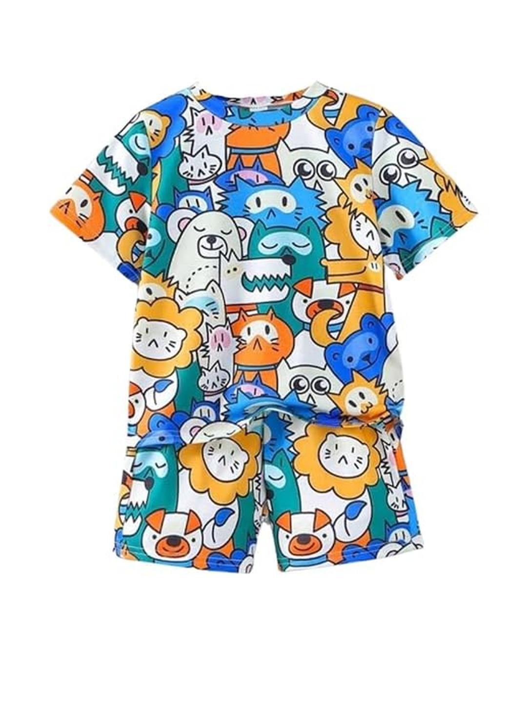 Sagar Impex Printed Cotton Blend Clothing Set-picture-33