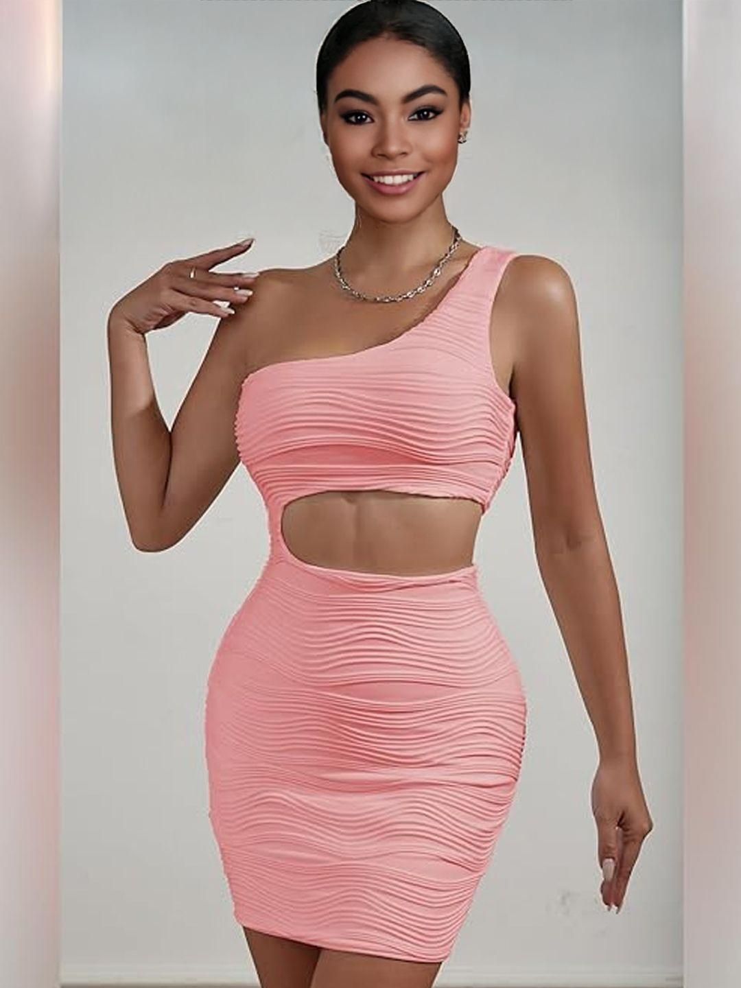 StyleCast One Shoulder Bodycon Mini Dress-picture-25