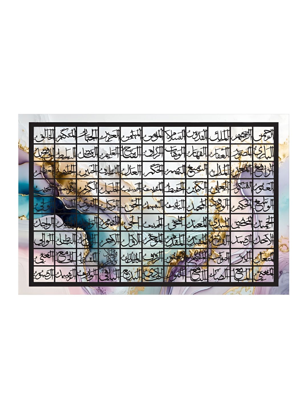 Craftnest creations White & Purple Canvas Religious Wall Art-picture-16