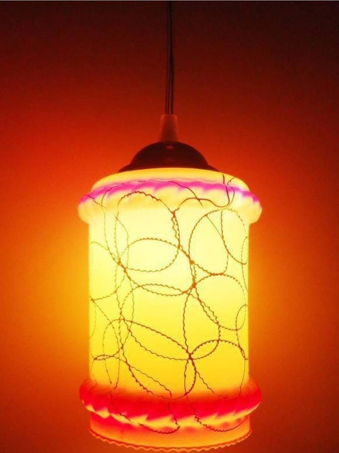 SOMIL Printed Glass Cylinder Ceiling Lamps-picture-58