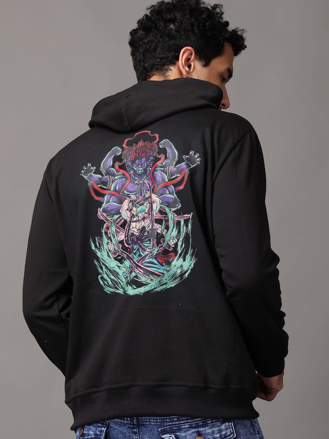 zentik Men One Piece Graphic Printed Hooded Sweatshirt-picture-52