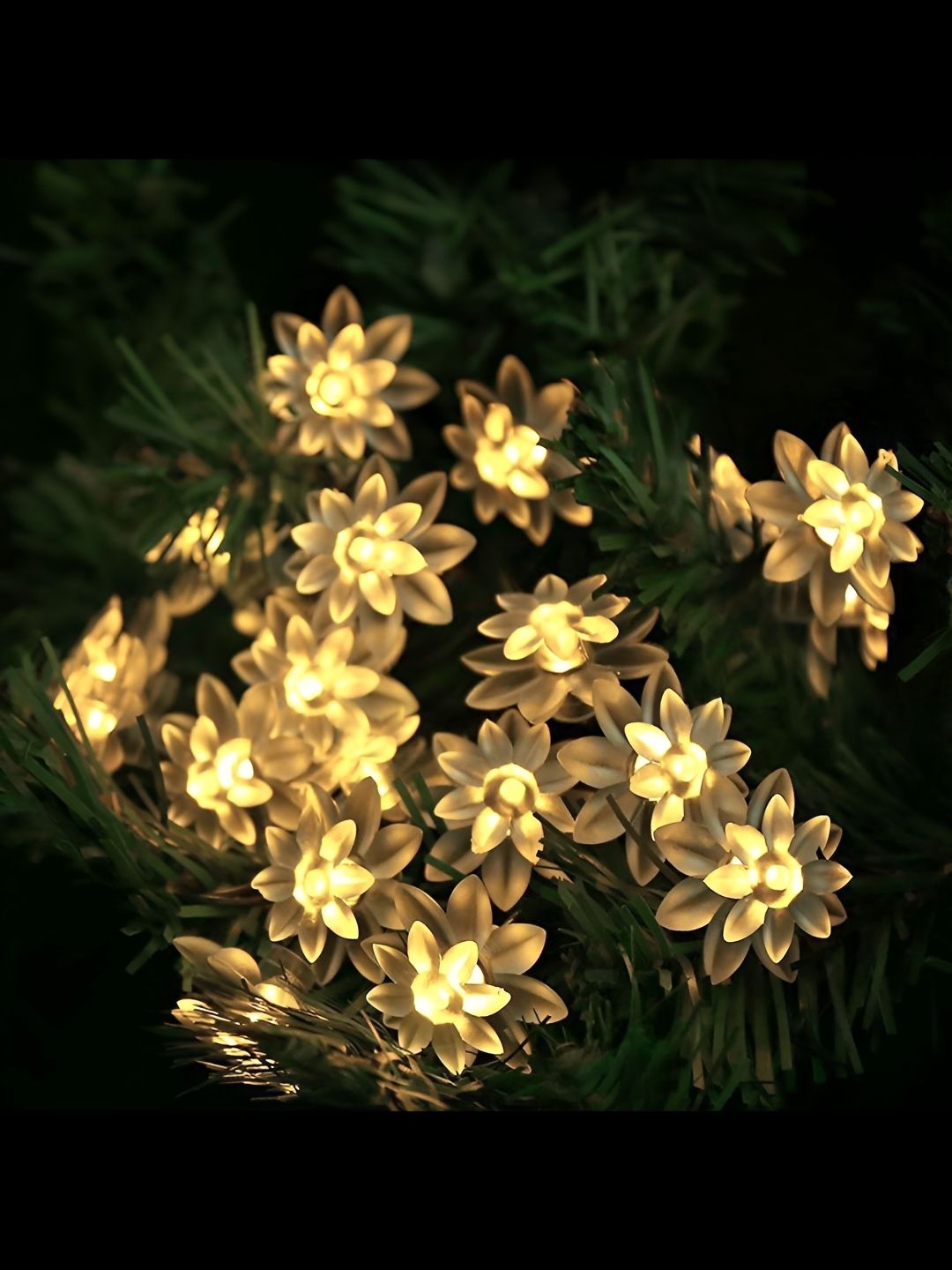 The Purple Tree White Floral LED String Lights-picture-33