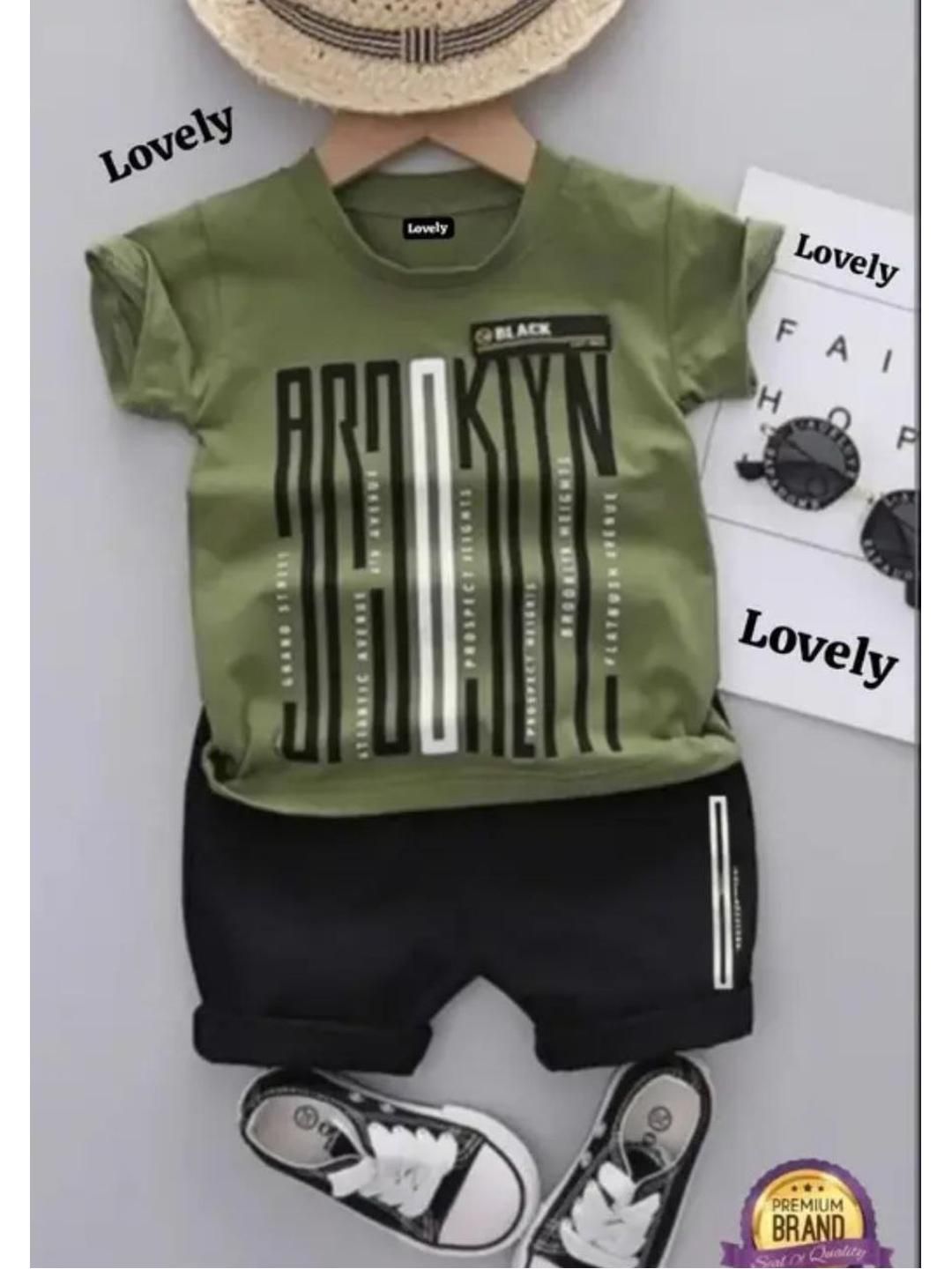 AD LOVELY Printed Pure Cotton T-shirt & Shorts-picture-31