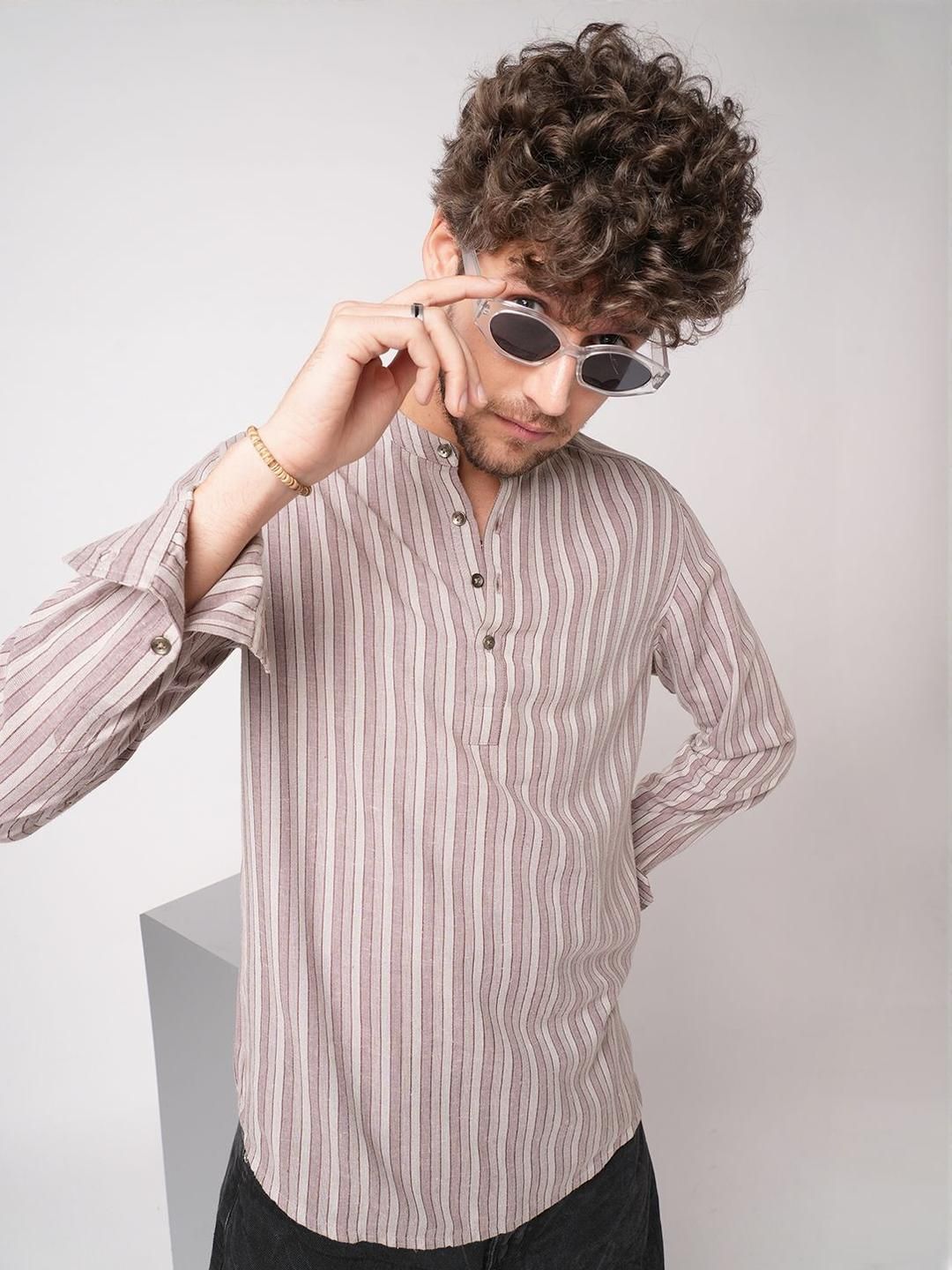 VASTRADO Men Striped Kurta-picture-40