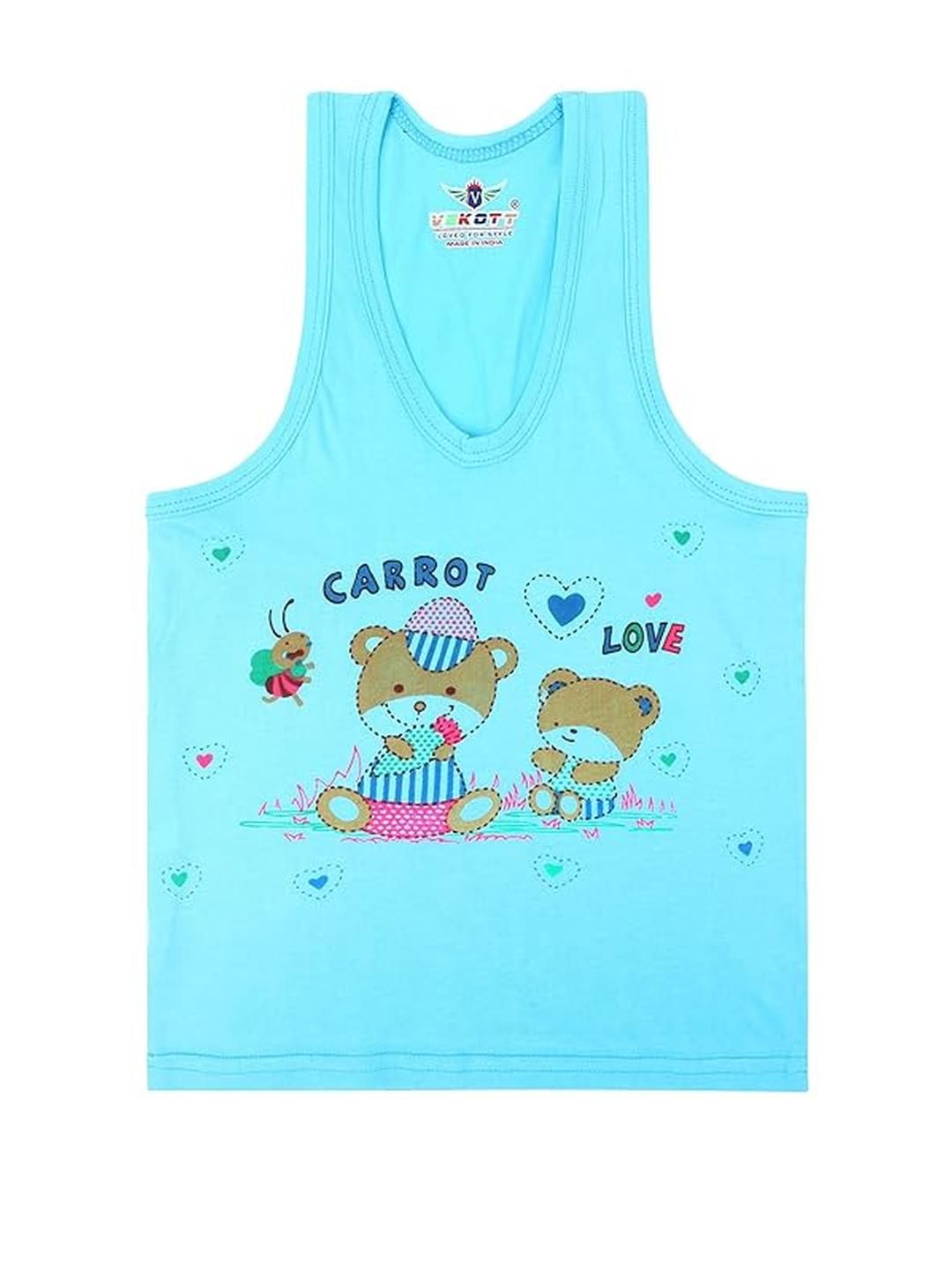 DESNUDA Kids Pack of 6 Cotton Vest