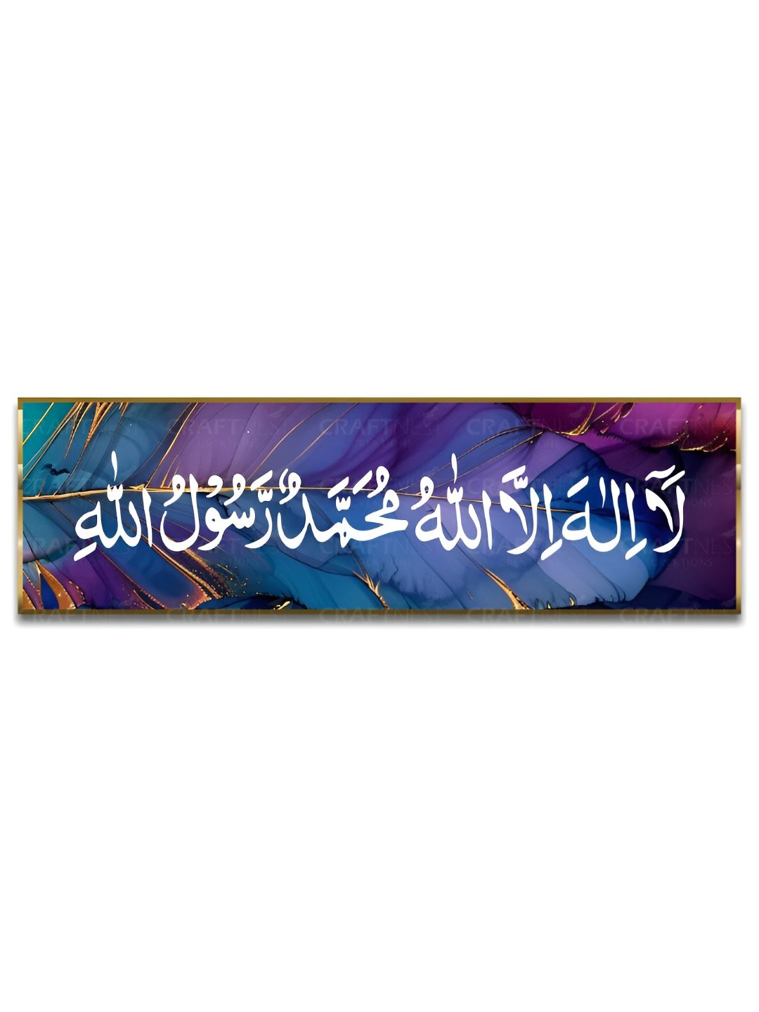 Craftnest creations Purple & White Canvas Religious Wall Art-picture-31