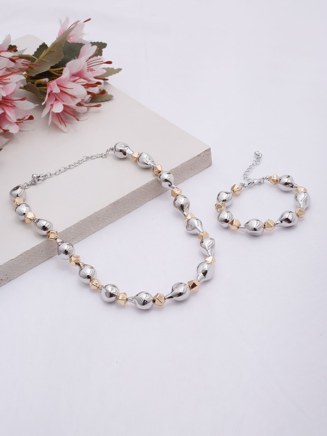 YouBella Minimal Chain Comes With Bracelet-picture-33