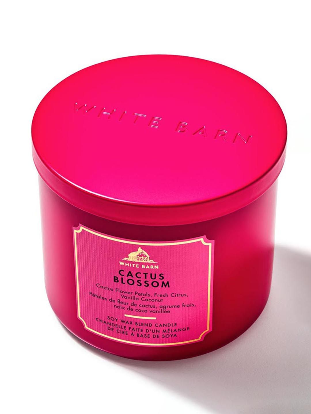 Bath & Body Works Cactus Blossom Scented 3-Wick Candle - 411g-picture-31