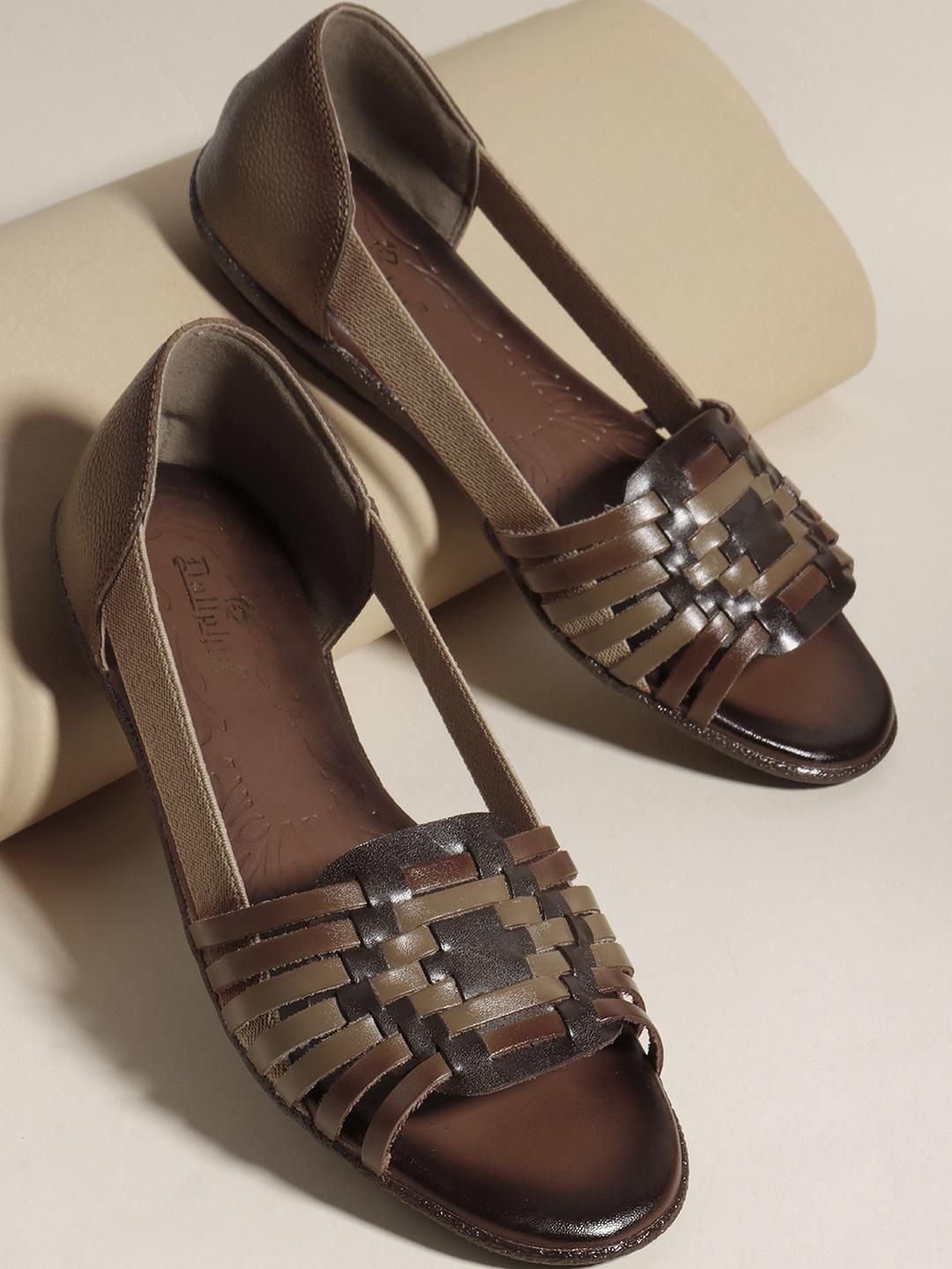 Dollphin Women Casual One Toe Flats-picture-25