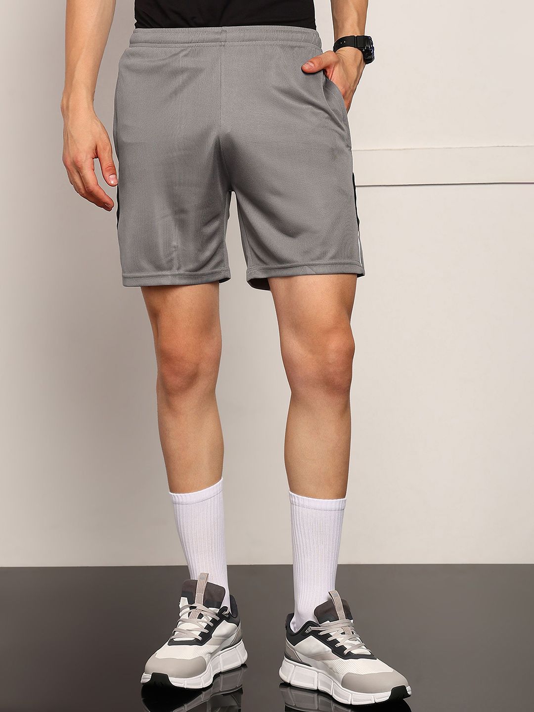 Moda Rapido Men Colourblocked Slim Fit Training or Gym Sports Shorts-picture-34