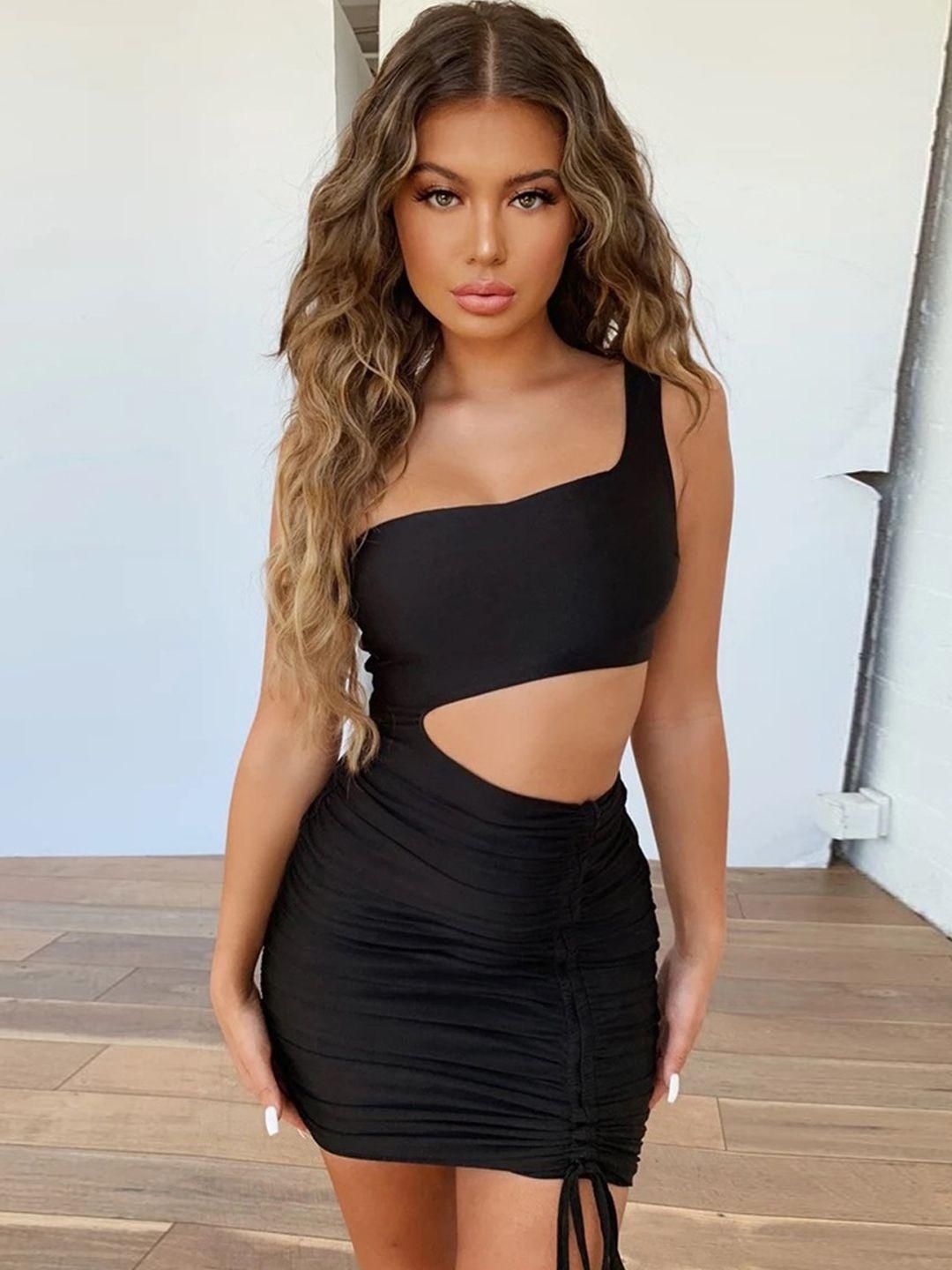 StyleCast One Shoulder Bodycon Mini Dress-picture-26