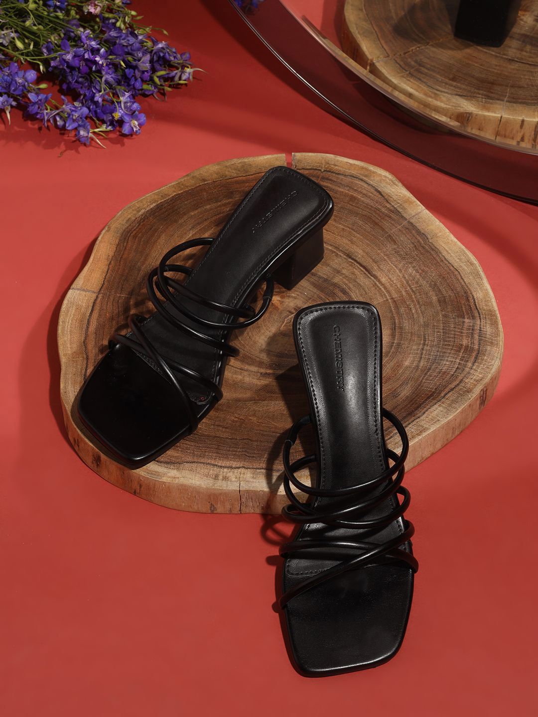 Chemistry Women Open Toe Block Heel Sandals-picture-27