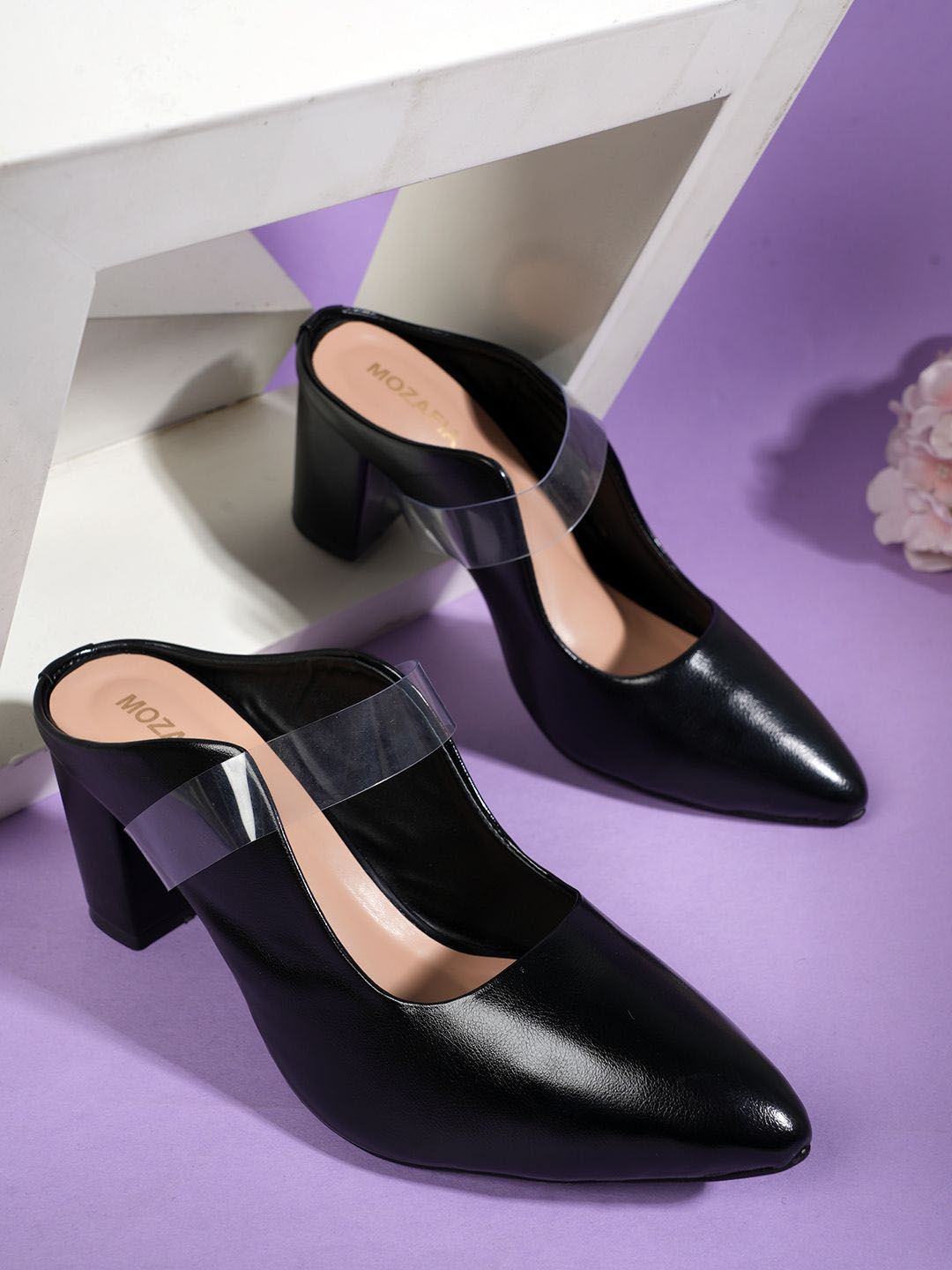 MOZAFIA Women Casual Block Mules-picture-30