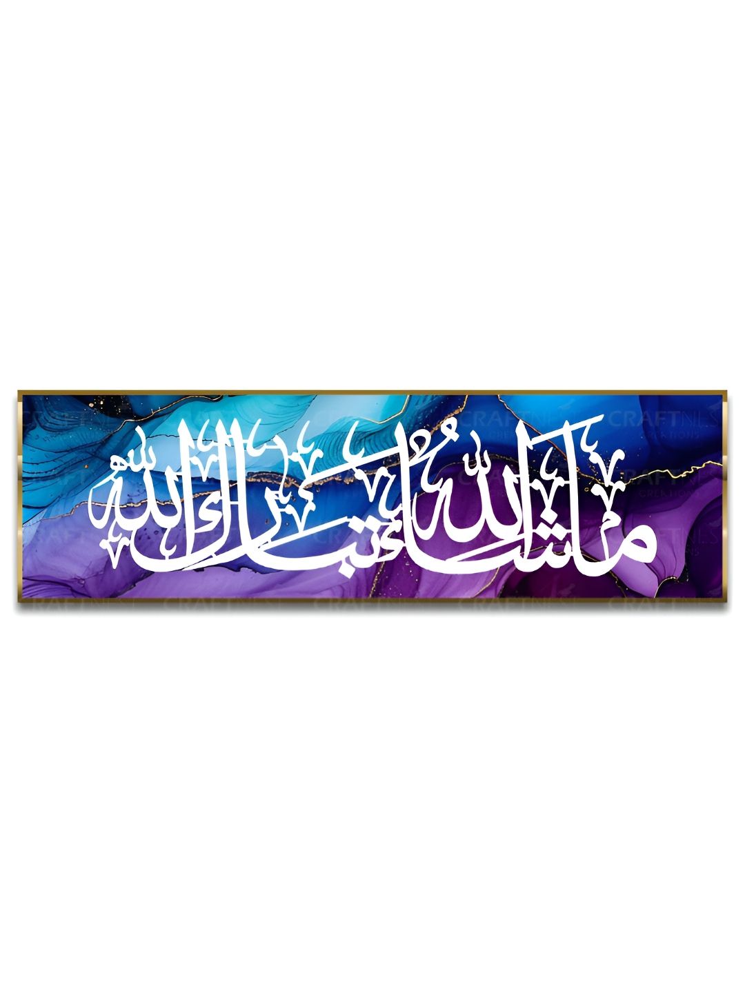 Craftnest creations Purple & White Canvas Typography Printed Religious Wall Art-picture-19