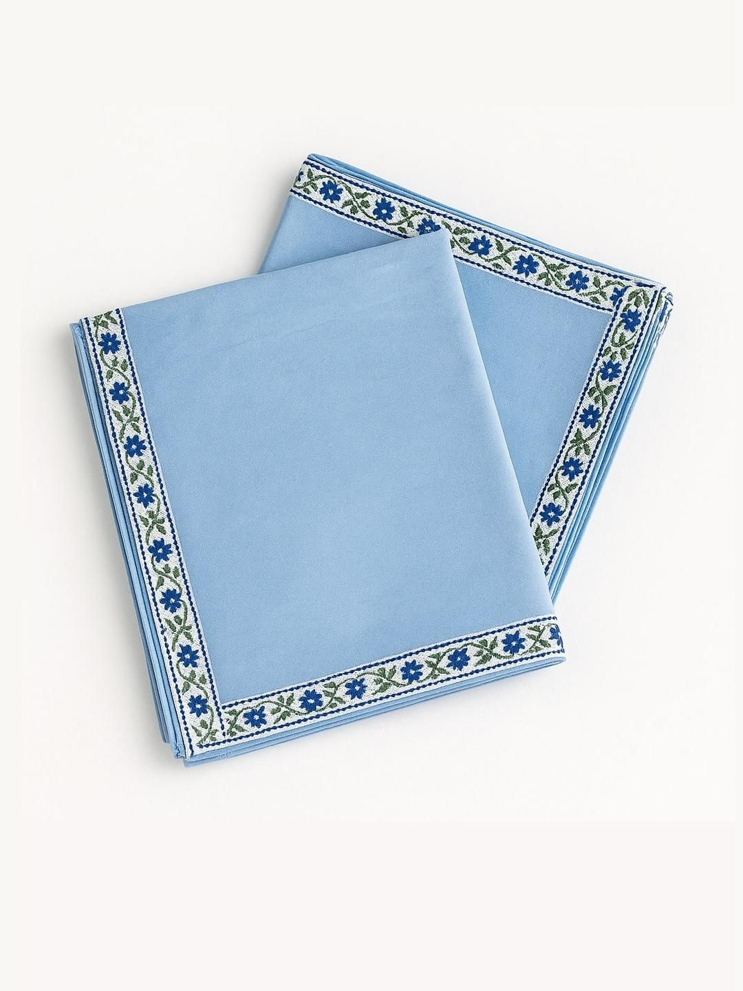 Fabture Blue Set of 2 210 GSM Single Bed Blanket-image-30