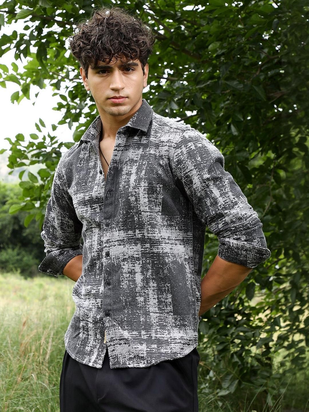 Campus Sutra Men Comfort Printed Casual Shirt-picture-38