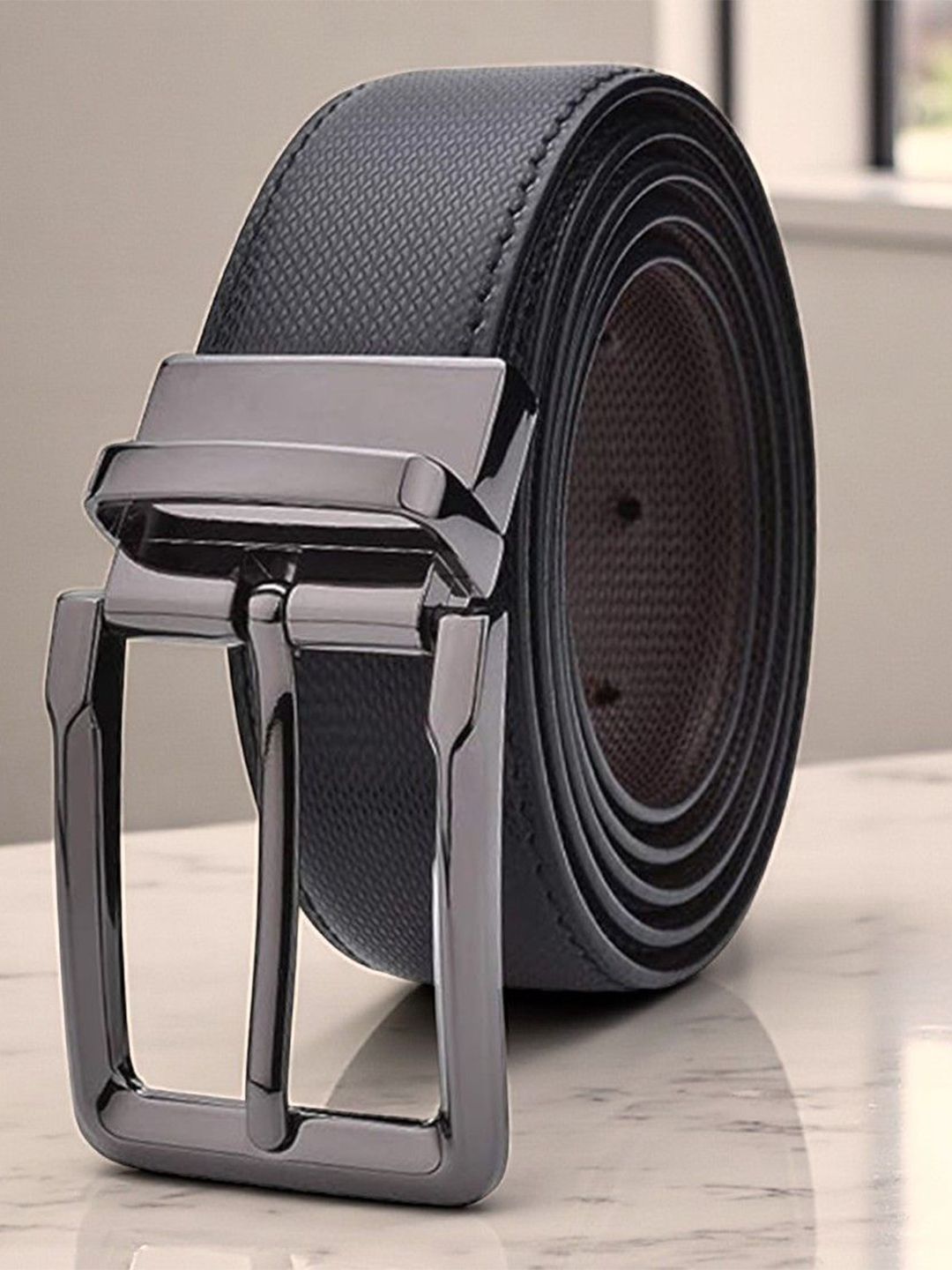 Killer Men Textured Reversible Belt-image-22