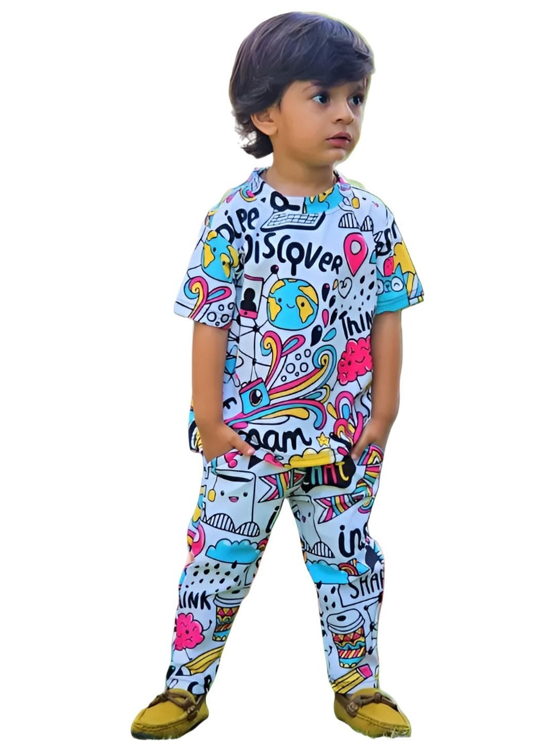 Sagar Impex Printed Cotton Blend Clothing Set-picture-21