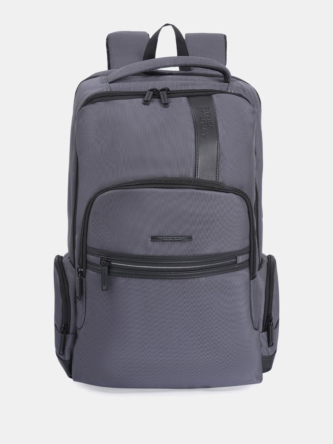 SWISS MILITARY Unisex Textured Backpack with USB Charging Port-picture-52