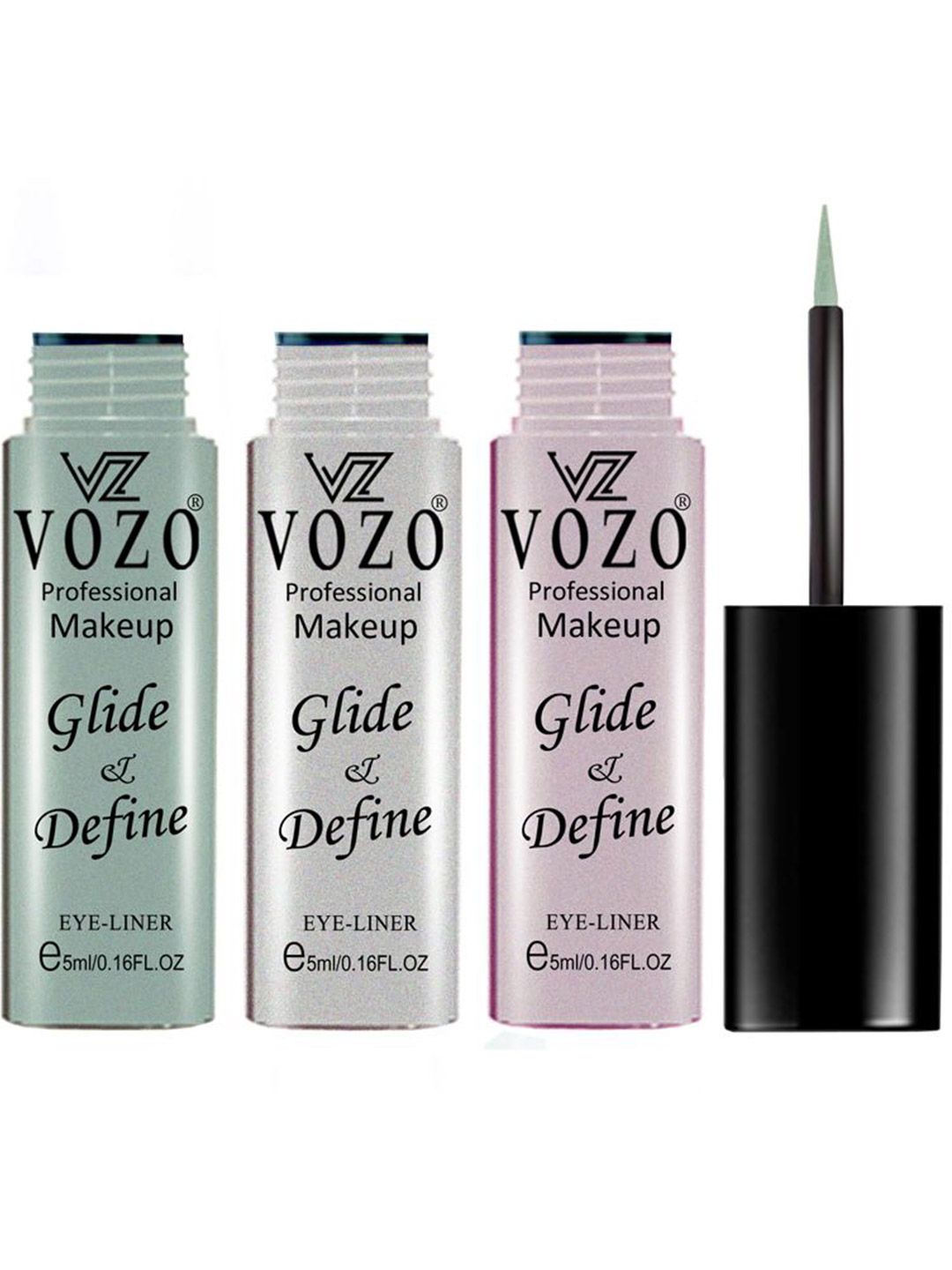 VOZO Set Of 3 Glide & Define Infusion Essential Liquid Eyeliner- 5ml Each- Shade- 02-03-11-image-27