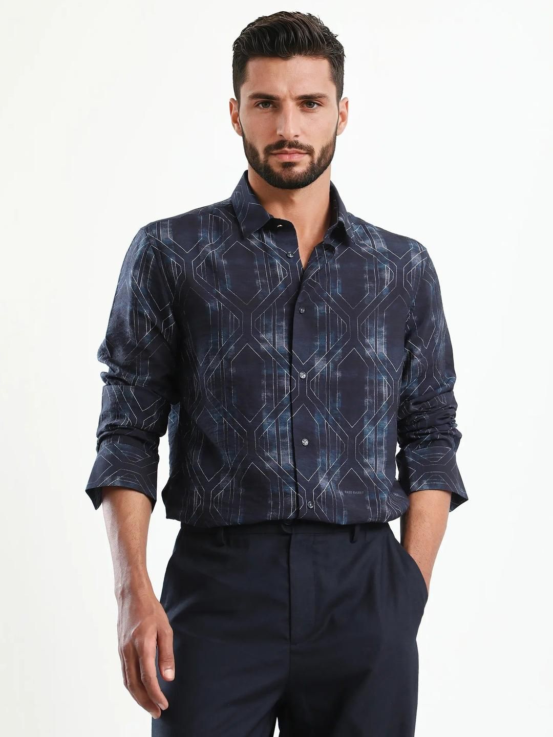 RARE RABBIT Men Comfort Printed Casual Shirt-picture-32