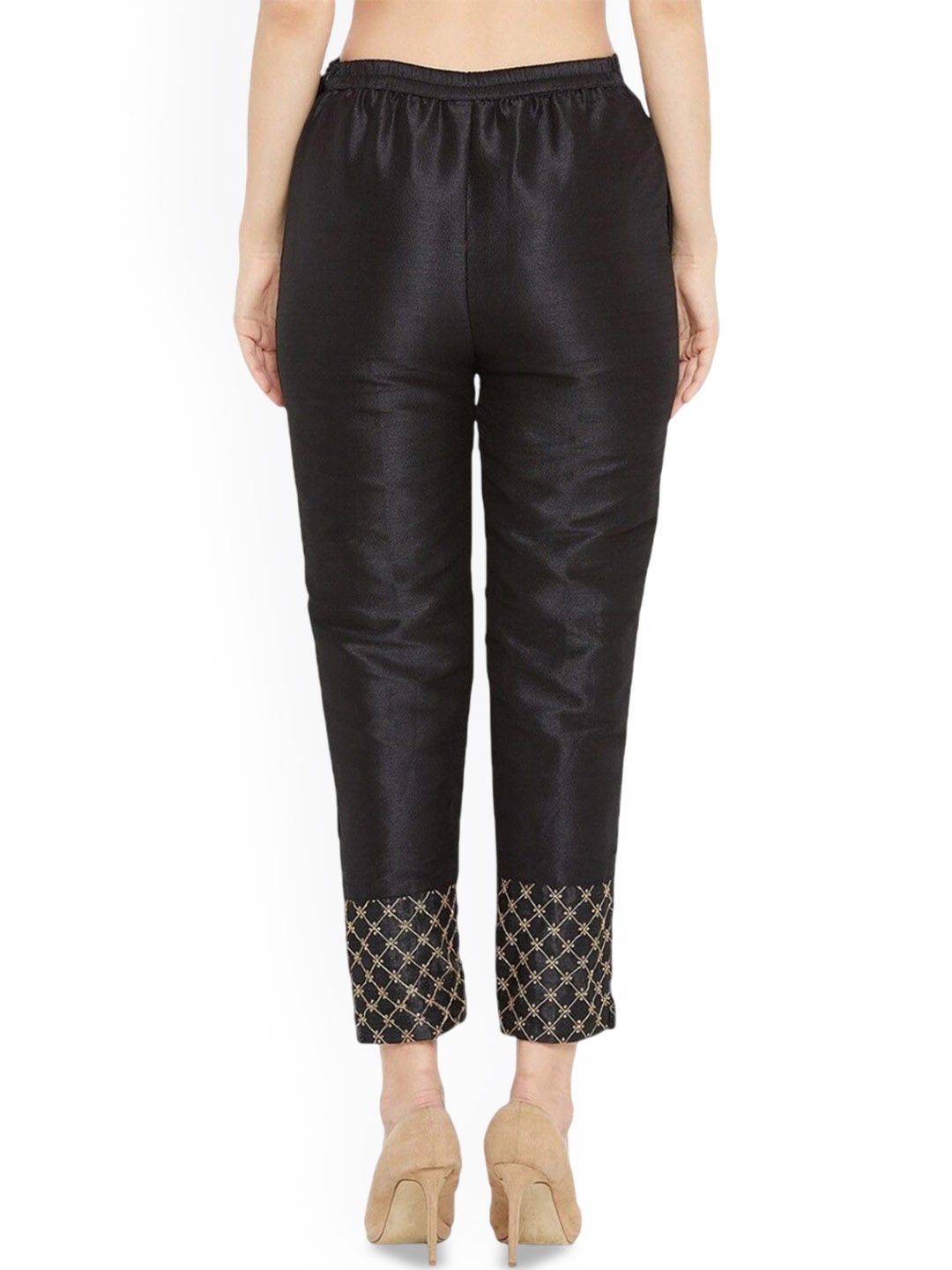 SRISARAS Women Regular Fit Mid-Rise Cotton Trouser-picture-37