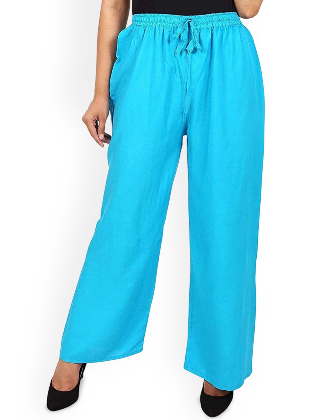 SRISARAS Women Straight Fit Cotton Palazzos-picture-20
