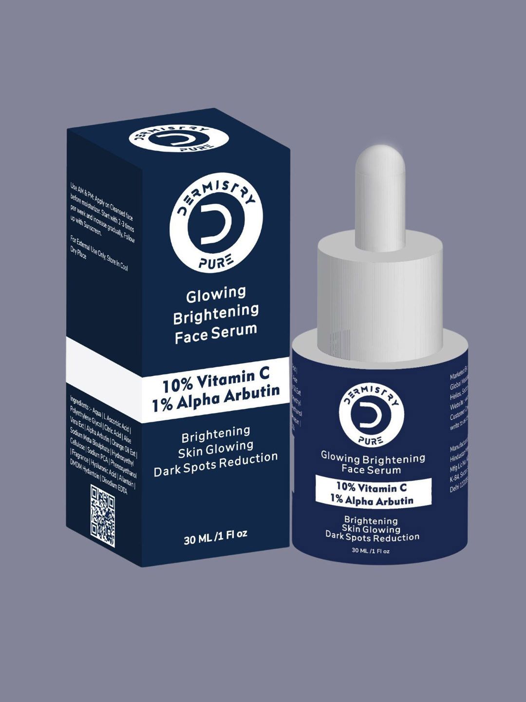 DERMISTRY 10% Vitamin C Alpha Arbutin Glowing Skin Face Serum - 30 ml-picture-34