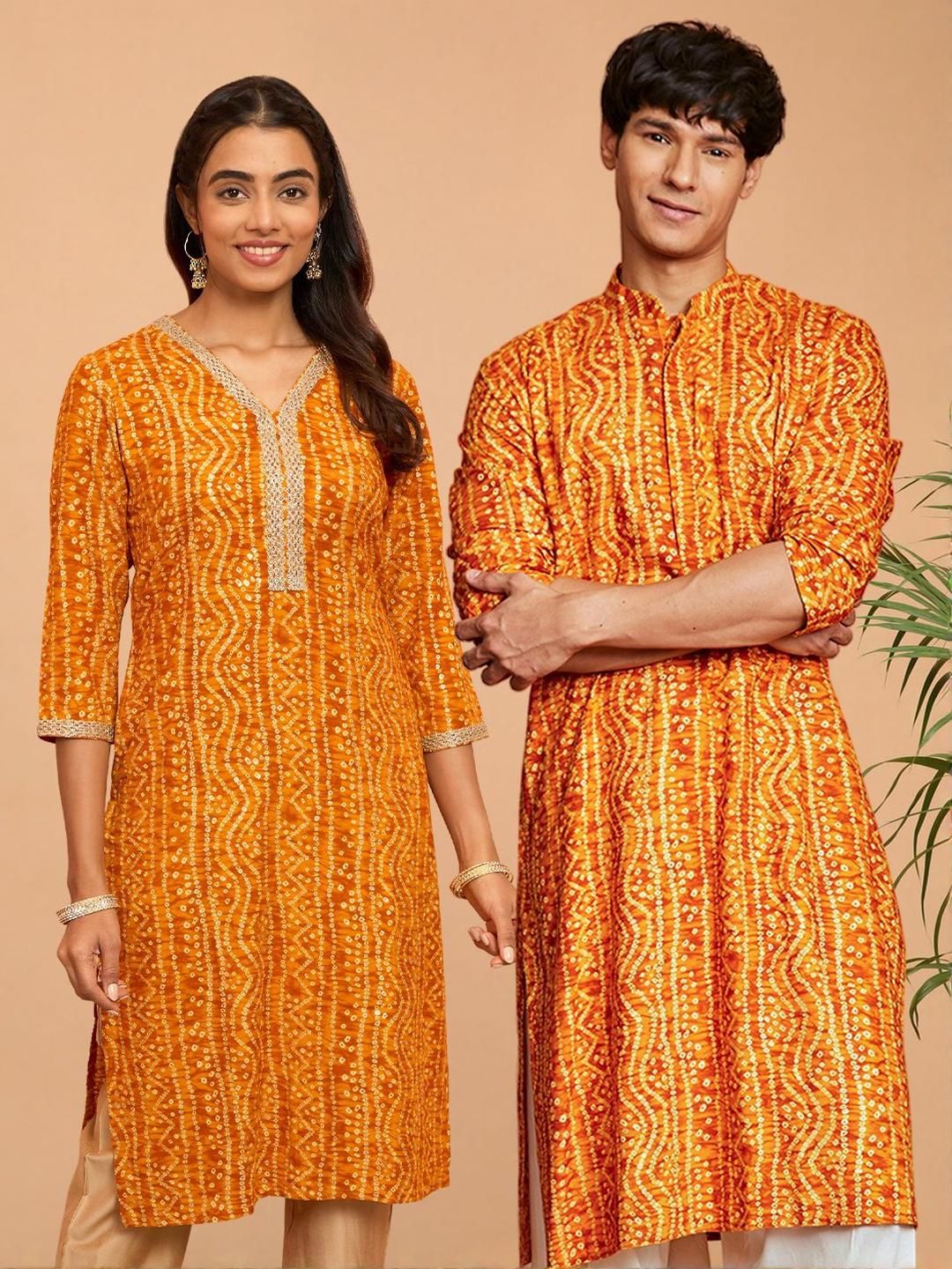 VASTRAMAY Men Geometric Printed Kurta-picture-33