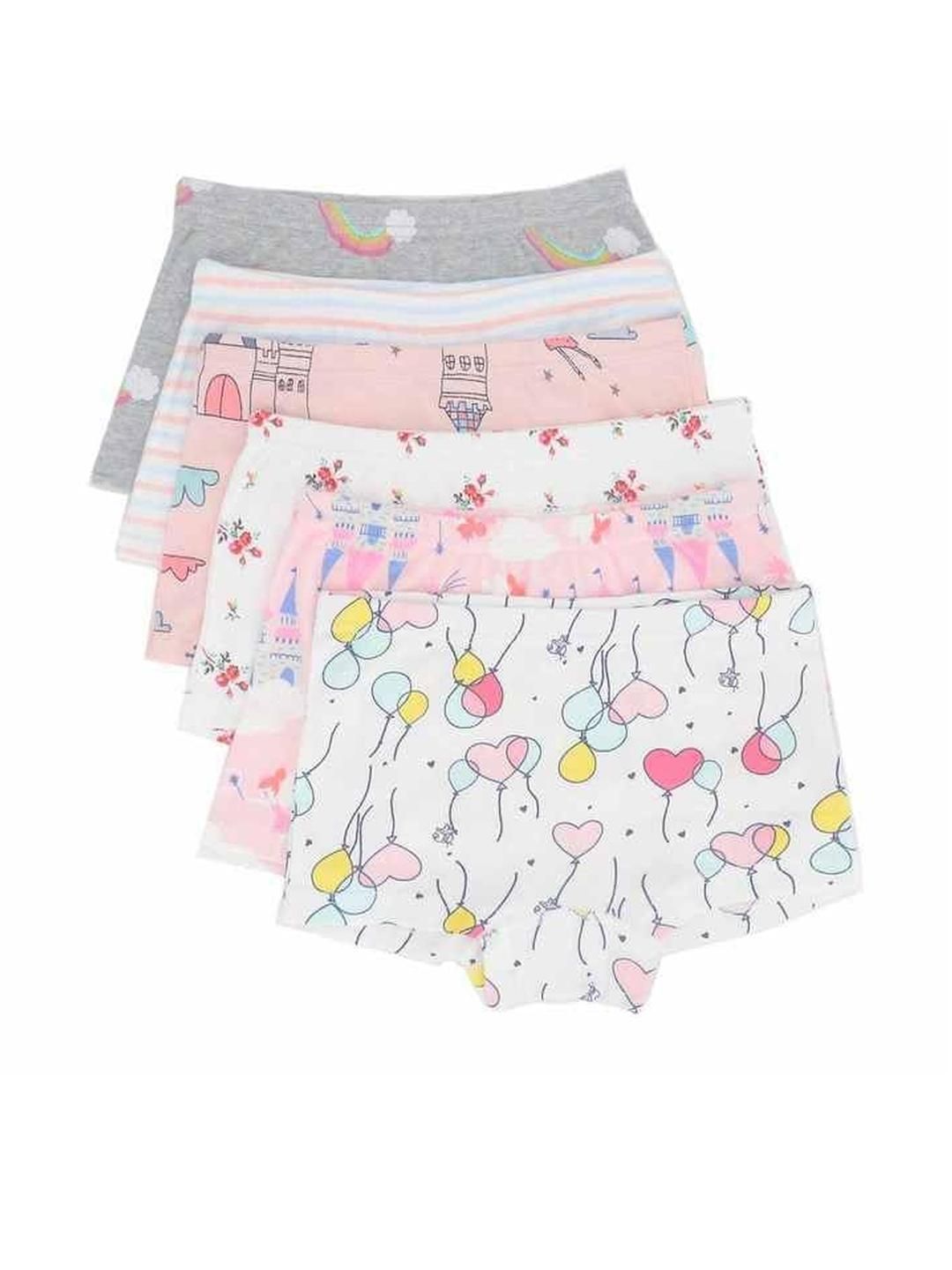 Teri Beri Set Of 4 Low-Rise Cotton Hipster Briefs-picture-19