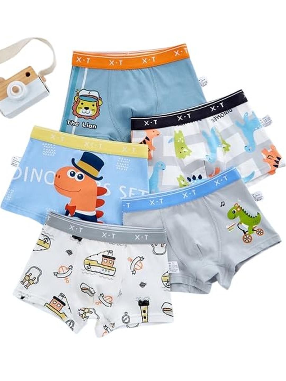 Teri Beri Set Of 5 Low-Rise Cotton Hipster Briefs-picture-38