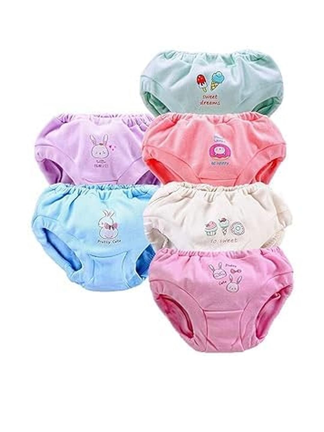 Teri Beri Set Of 6 Low-Rise Cotton Hipster Briefs-picture-28