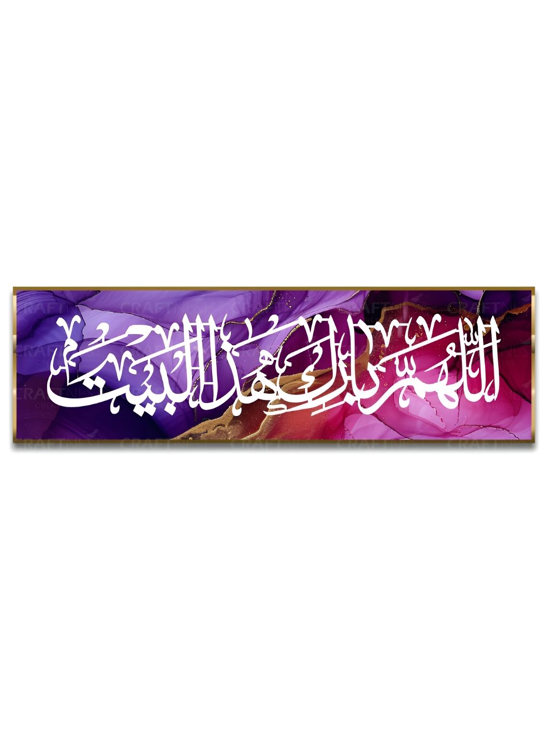 Craftnest creations Purple & White Single Piece Canvas Religious Wall Paintings-picture-12