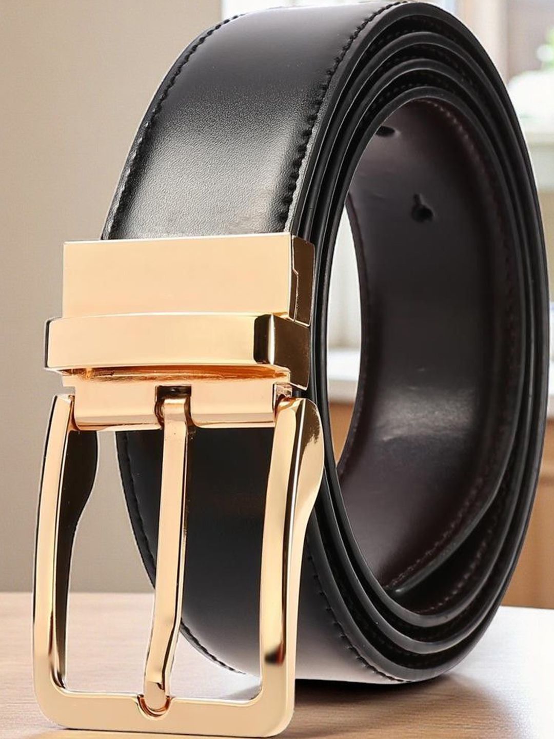 Killer Men Textured Reversible Formal Belt-picture-25