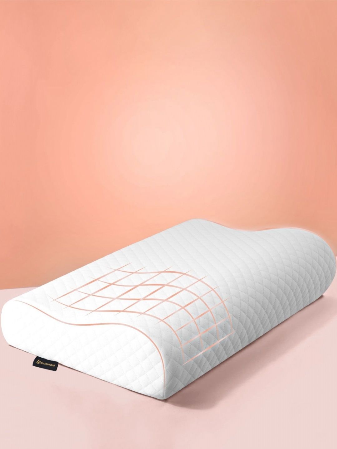 betterhood White Memory Foam Ergonomic Dual Height Small Cervical Sleep Pillow-picture-38