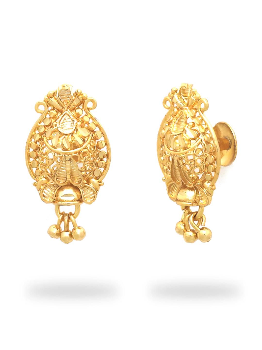 Raj And Deb Gold-Plated Brass Earrings-picture-43