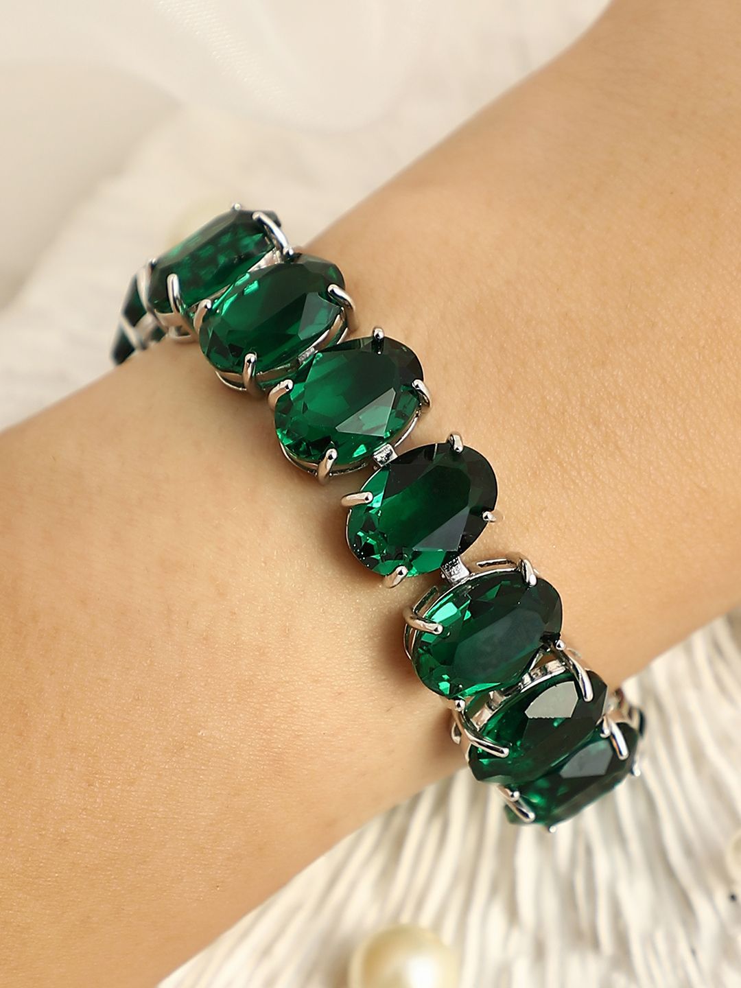 SOHI Women Silver-Plated Wraparound Bracelet-picture-32