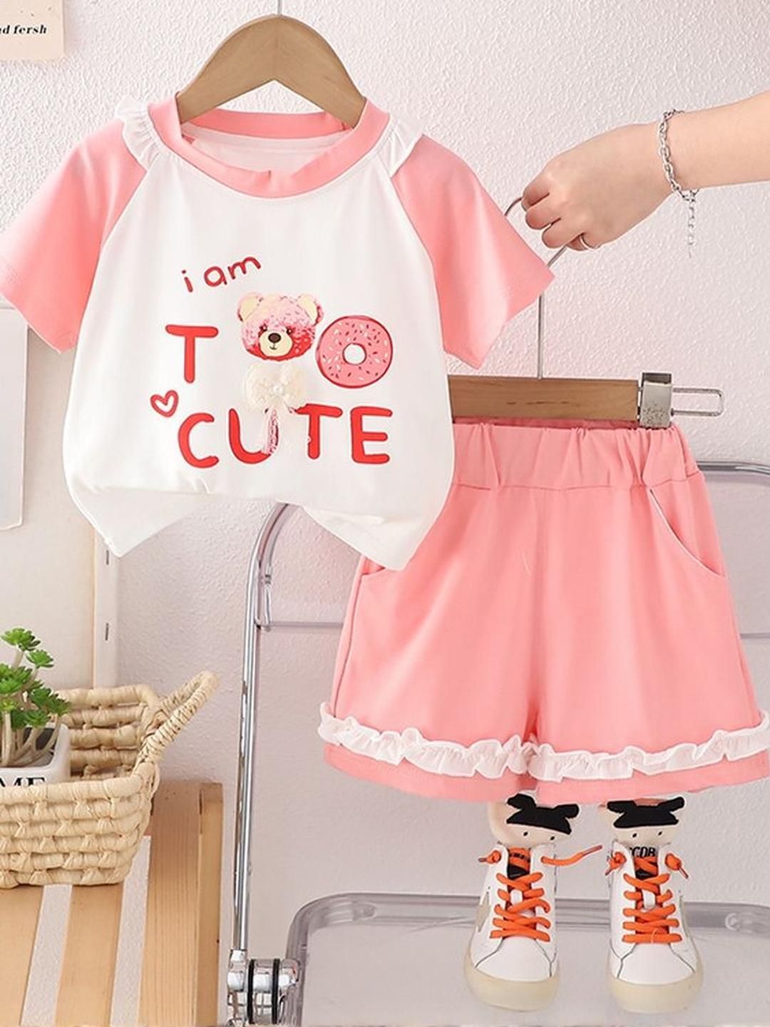 LULU & SKY Girls Printed Top with Shorts-picture-10