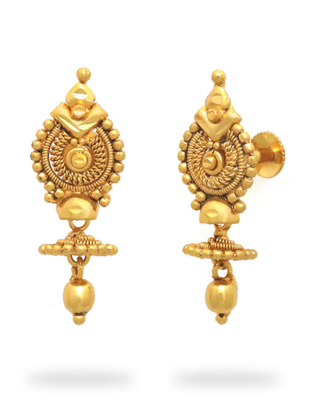 Raj And Deb Gold-Plated Brass Earrings-picture-25