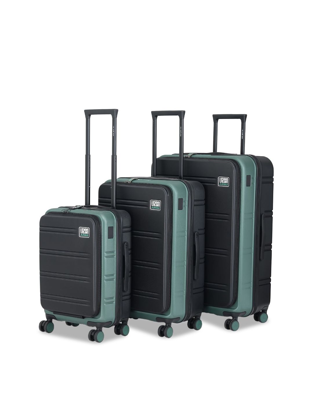 Urban Jungle Hold-All Set Of 3 Hard-Sided Trolley Suitcase-picture-21