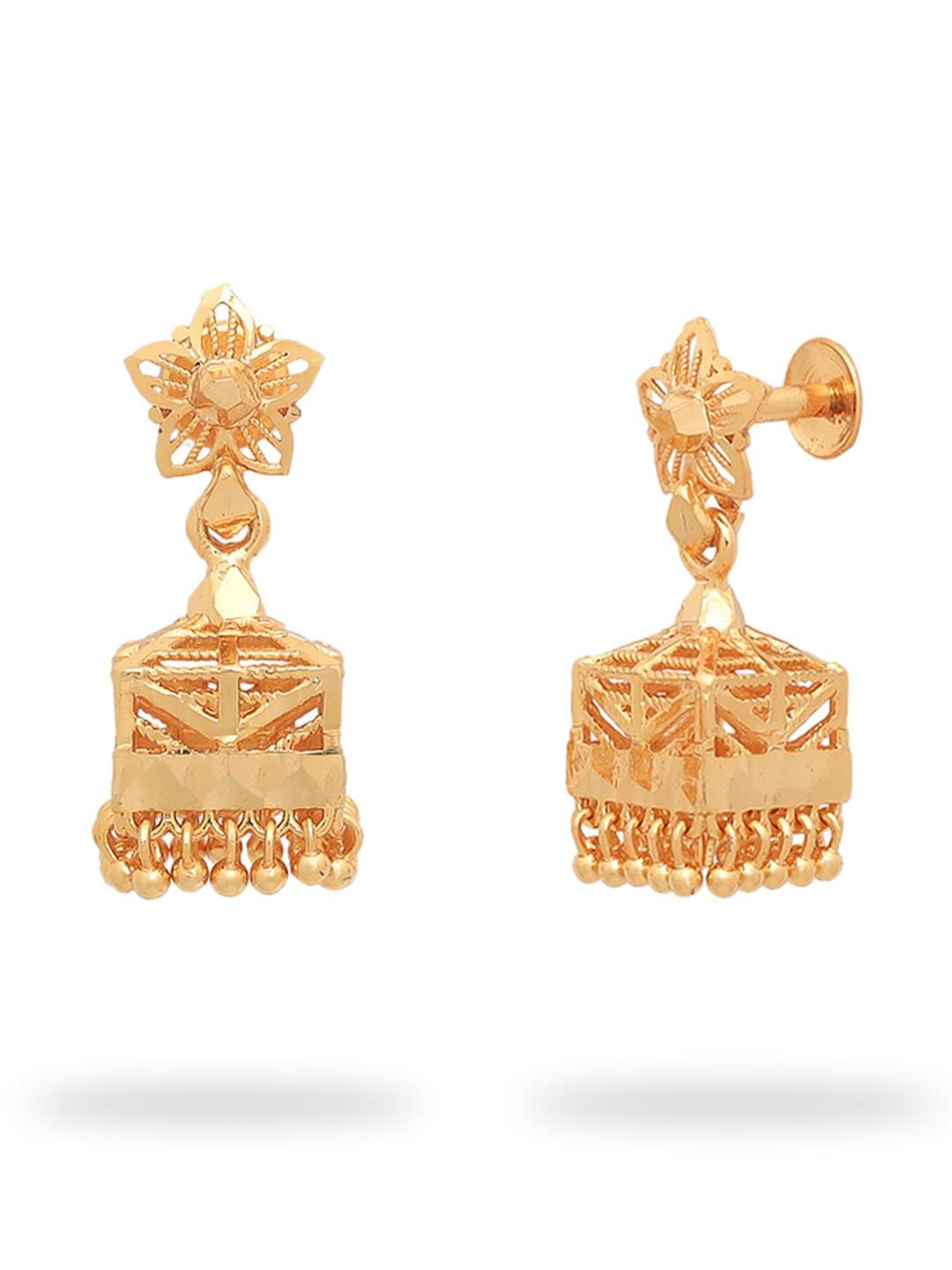 Raj And Deb Gold-Plated Brass Earrings-picture-32