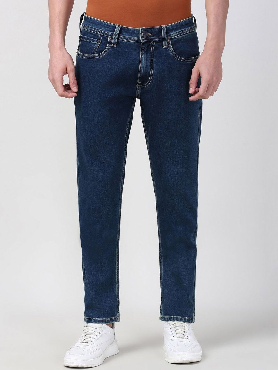 Peter England Casuals Men Slim Fit Mid-Rise Jeans-picture-34