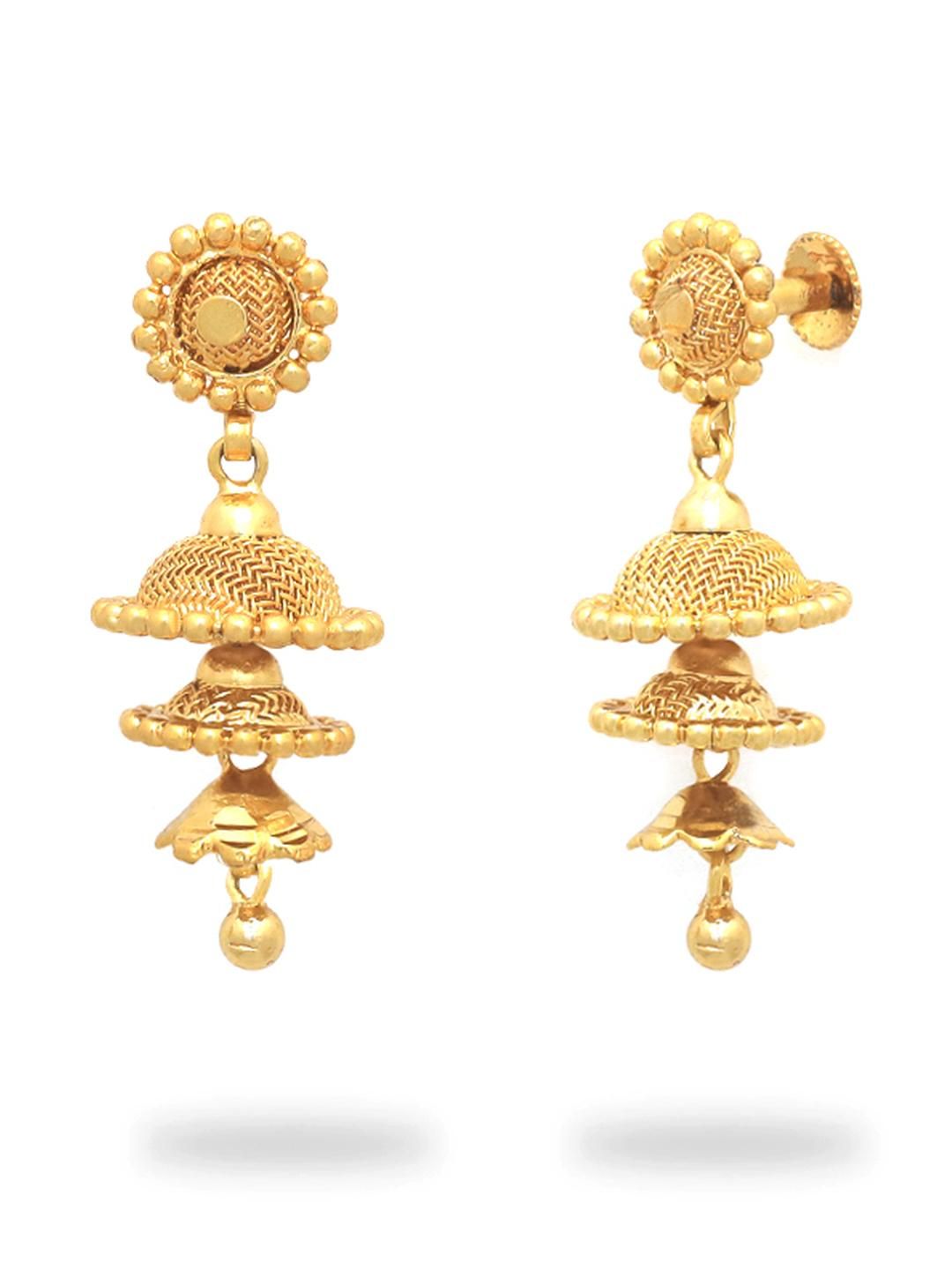 Raj And Deb Gold-Plated Brass Earrings-picture-15